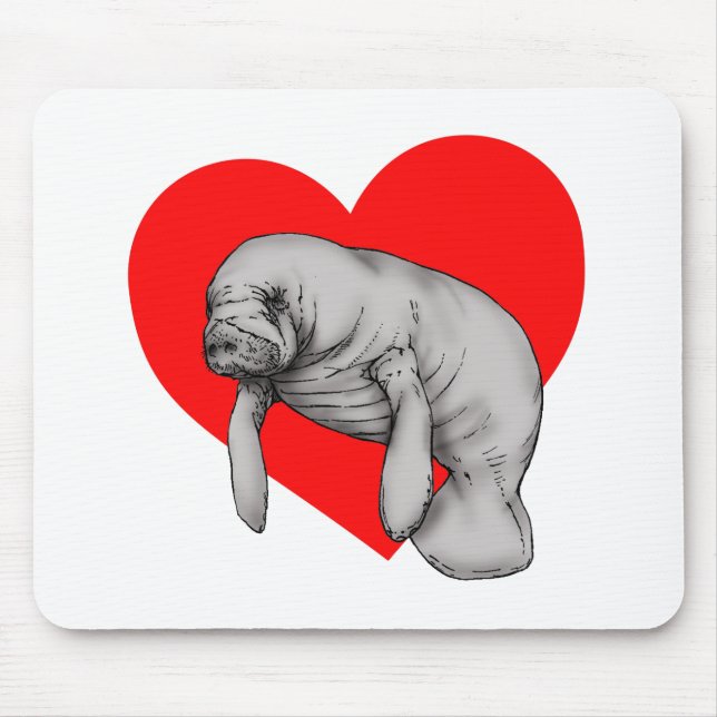 Tapis De Souris art manatee (Devant)