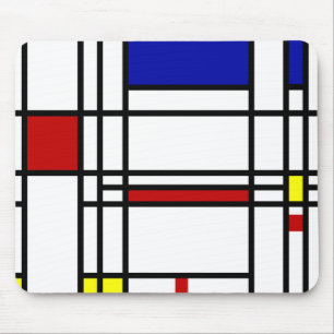 Tapis De Souris Art moderne de Mondrian