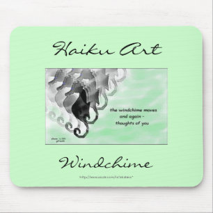 Tapis De Souris Art Mousepad de Haiku de Windchime
