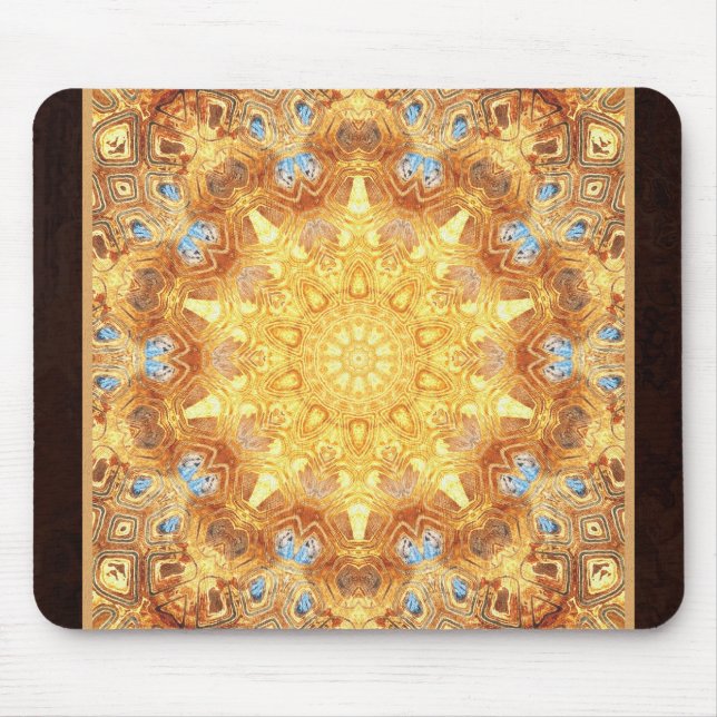 Tapis De Souris Art Mousepad de mandala de renouvellement (Devant)