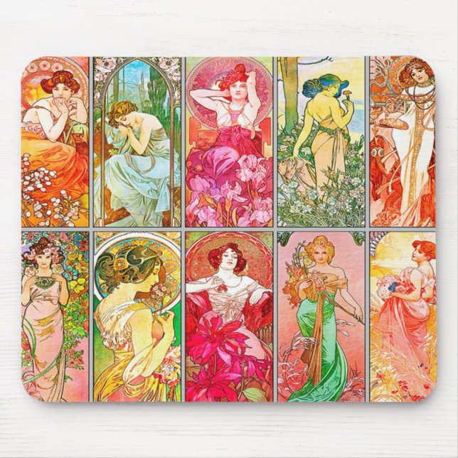 Tapis de souris Art nouveau (Devant)