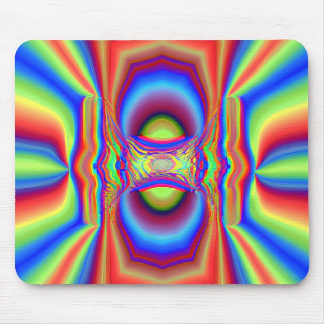 Tapis De Souris Art numérique d'intersection dimensionnelle (Devant)