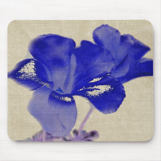 Tapis De Souris Art numérique pourpre Mousepad de fleur (Devant)