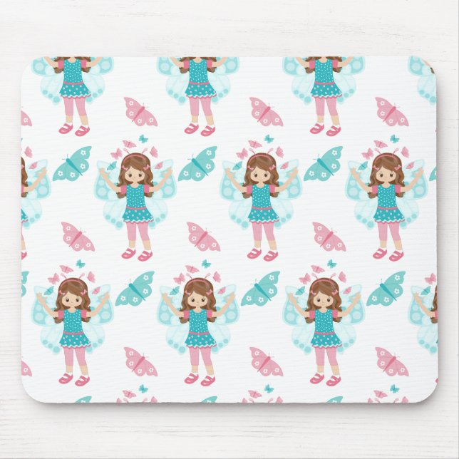 Tapis De Souris Art papillon (Devant)