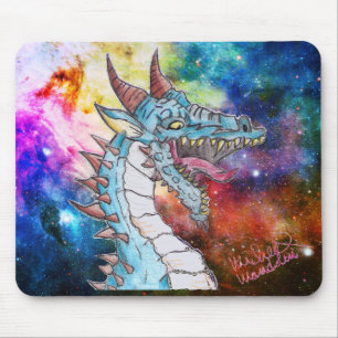 Tapis De Souris Art par Micheal Blue Dragon Mouse Pad