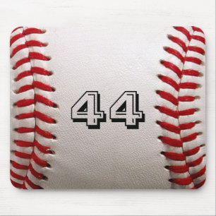 Tapis De Souris Art personnalisé de numéro de baseball – Photo spo