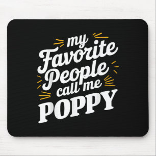 Tapis De Souris Art Populaire Pour Grand-Père De Grandkids Fête de