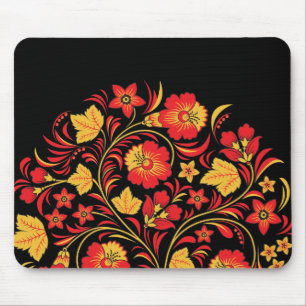 Tapis De Souris Art populaire russe Mousepad de Hohloma