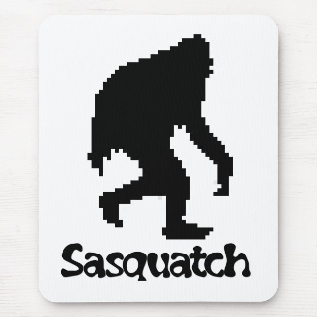Tapis De Souris Art Sasquatch de pixel (Devant)