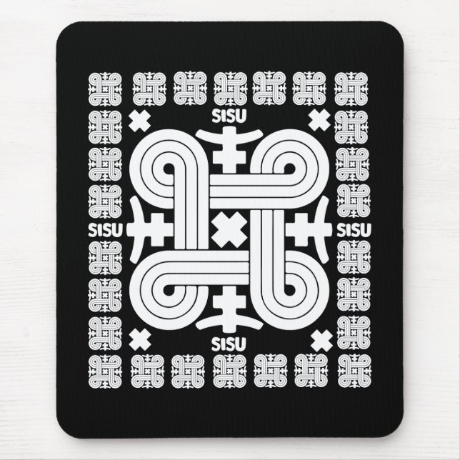 Tapis De Souris Art Sisu finlandais (Devant)