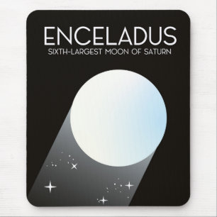 Tapis De Souris Art spatial d'Enceladus.