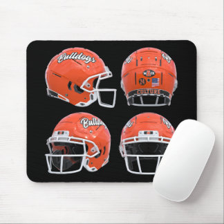 Tapis De Souris Artesia Bulldogs Football Casque Souris