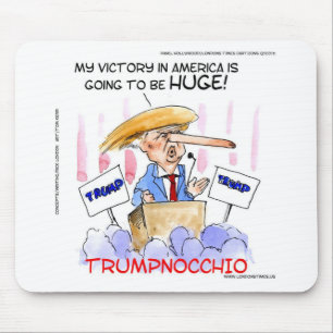 Tapis De Souris Articles drôles de Donald Trump Trumpnocchio