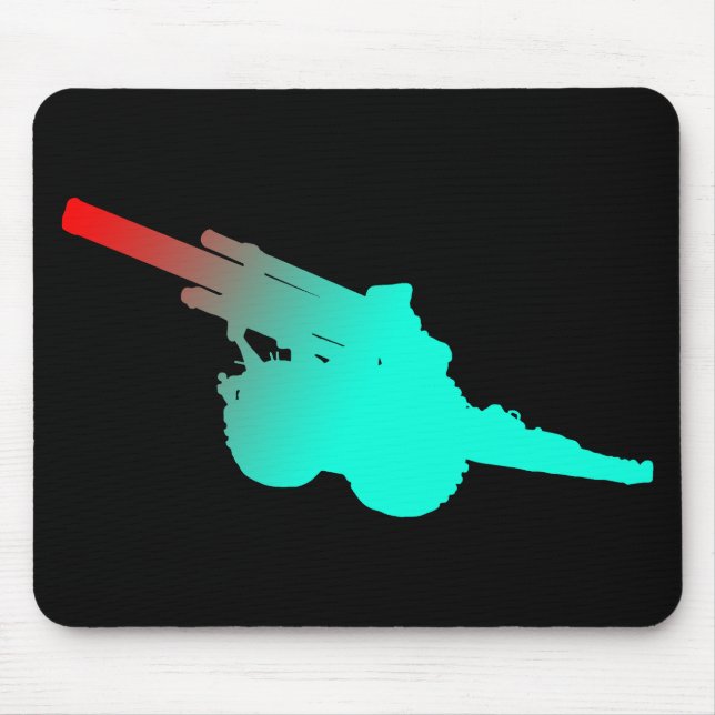 Tapis De Souris Artillerie Gun Mousepad (Devant)