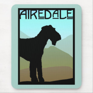 Tapis De Souris Artisan Airedale Terrier