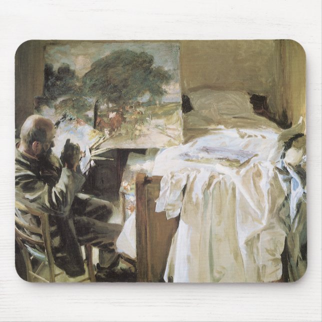 Tapis De Souris Artiste dans son studio par John Singer Sargent (Devant)