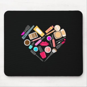 Tapis De Souris Artiste de Maquillage Coeur Beautician
