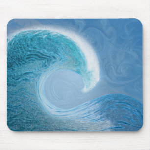 Tapis De Souris Artistic Blue Wave