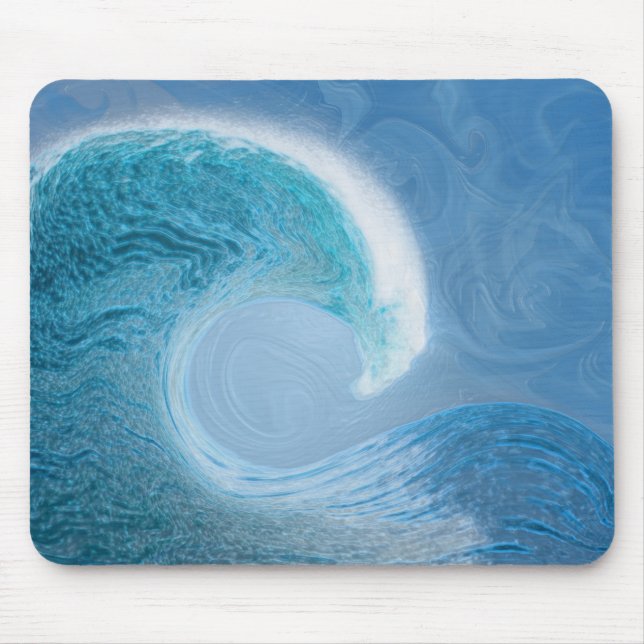 Tapis De Souris Artistic Blue Wave (Devant)