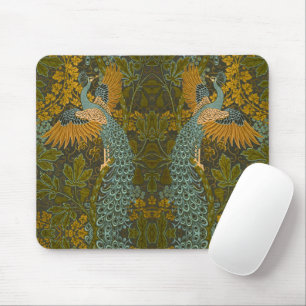 Tapis De Souris Arts et artisanat Walter Crane motif paon