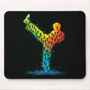 Tapis De Souris Arts martiaux Karate Fighter