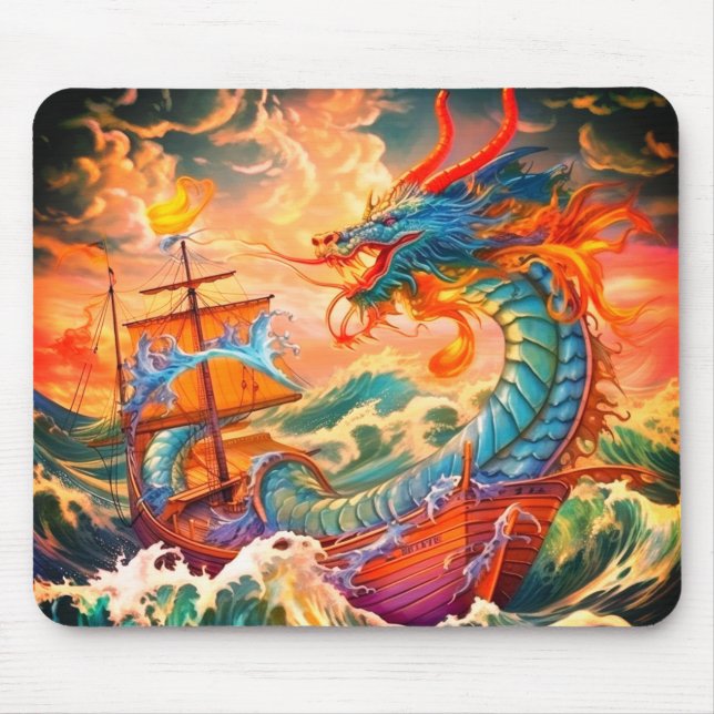 Tapis De Souris Artsy Dragon (Devant)
