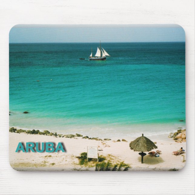Tapis De Souris Aruba_beach Mousepad (Devant)