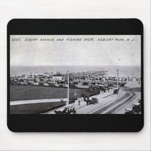 Tapis De Souris Asbury Park, New Jersey 1910 Souris Vintage