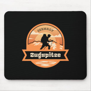 Tapis De Souris Ascension Zugspitze Allemagne Alpes Montagnes Tyro