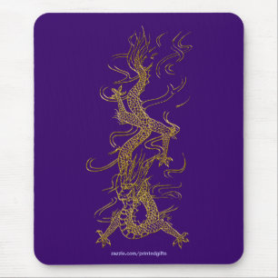 Tapis De Souris ASIAN Golden Dragon Mousepad Collection