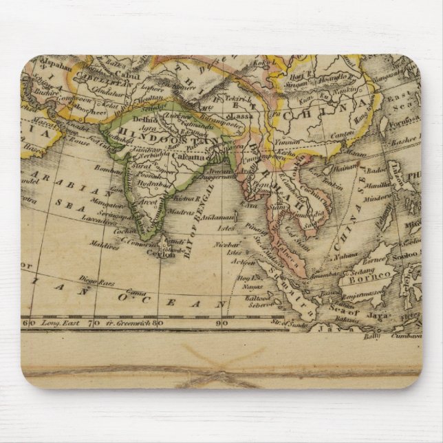 Tapis De Souris Asie, Afrique (Devant)