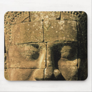 Tapis De Souris Asie, Cambodge, Siem Reap. Angkor Thom, têtes de 2