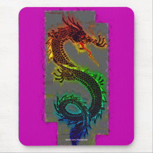 Tapis De Souris Asie, Chine, Dragon mythique, Année du dragon