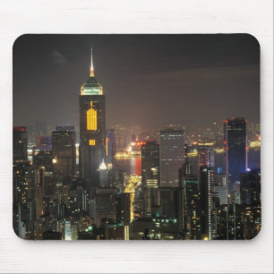 Tapis De Souris Asie, Chine, Hong Kong, centre depuis Stubbs road