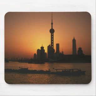Tapis De Souris ASIE, Chine, Shanghai Vue de la télévision de la p