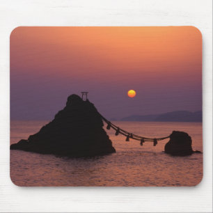 Tapis De Souris Asie, Japon, Mie, Futamigaura à l'aube