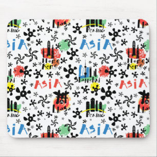Tapis De Souris Asie  Motif des symboles