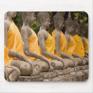 Tapis De Souris Asie, Thaïlande, Siam, Bouddhas à Ayutthaya