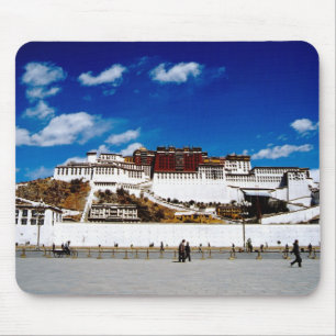 Tapis De Souris Asie, Tibet, Lhassa, Potala Palace. UNECSO