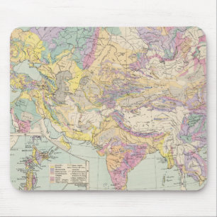 Tapis De Souris Asien u Europa - Carte Atlas de l'Asie et de l'Eur