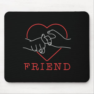 Tapis De Souris Asl Ami Langage Mignon Fierté Sensibilisation Sour