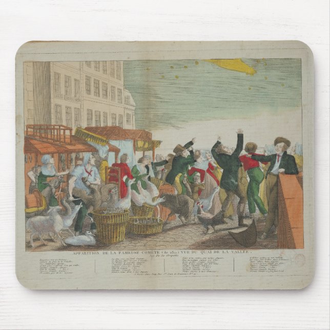 Tapis De Souris Aspect de la grande comète en 1811 (Devant)