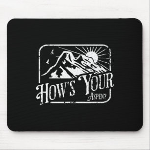 Tapis De Souris Aspen amusant Colorado Ski Ski Comment est votre A