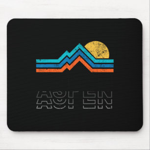 Tapis De Souris Aspen Colorado Co Mountain Ski Vintage 80s Aspe
