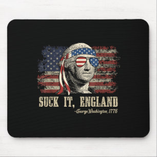Tapis De Souris Aspire angleterre drôle 4 juillet george washingto
