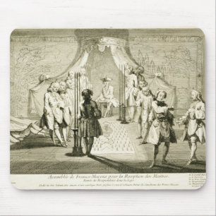 Tapis De Souris Assemblée des maçons libres pour l'initiation d'