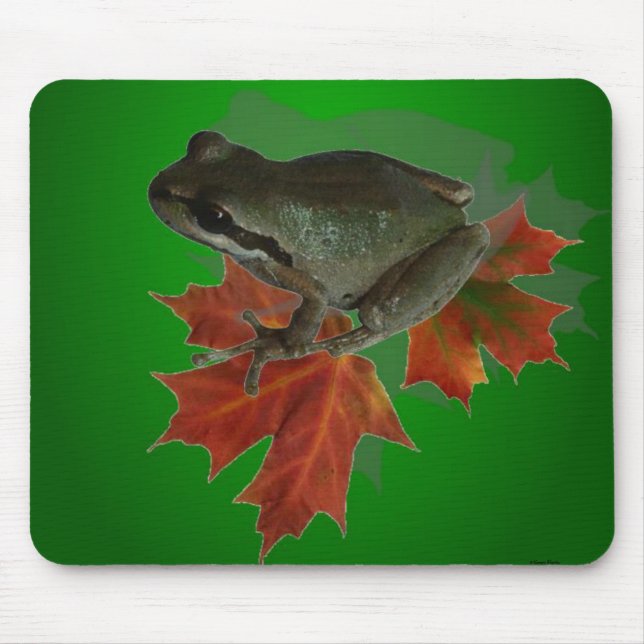 Tapis De Souris Assis Sur Mousepad Feuille (Devant)