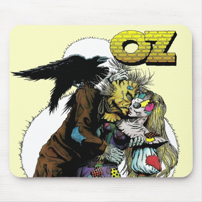 Tapis De Souris Assistant du pavé de souris Oz Scarecrow/Patchwork (Devant)