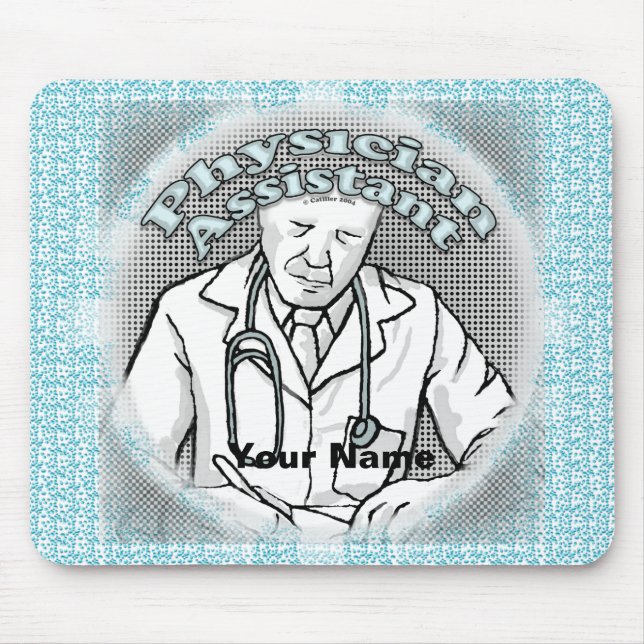 Tapis De Souris Assistant médical masculin (Devant)
