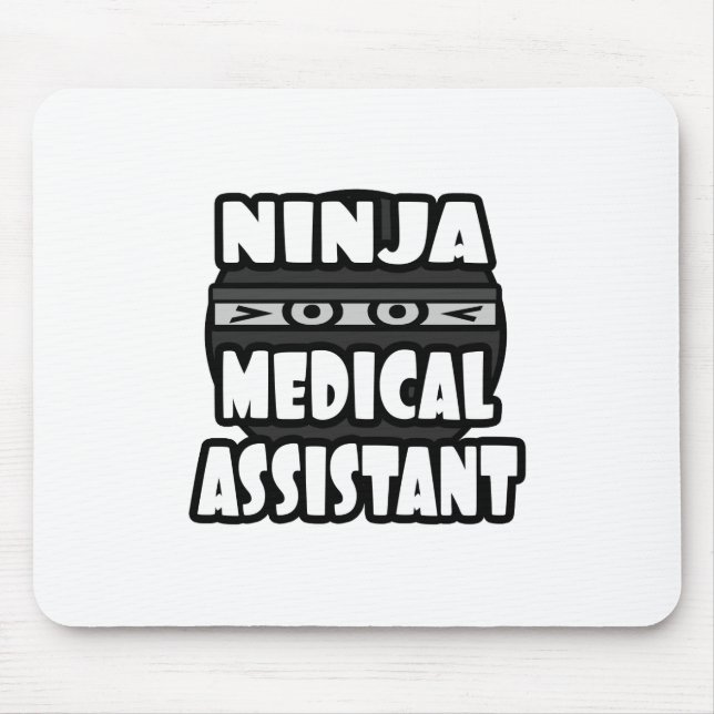 Tapis De Souris Assistant Médicale Ninja (Devant)
